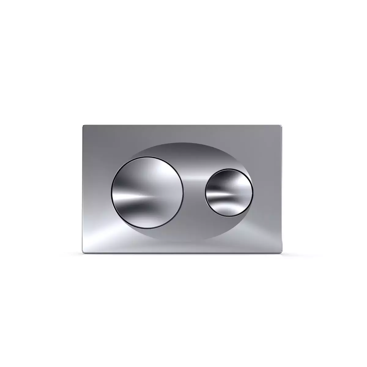 Yuvarlak Parlak Krom Panel - Metal Kaplama