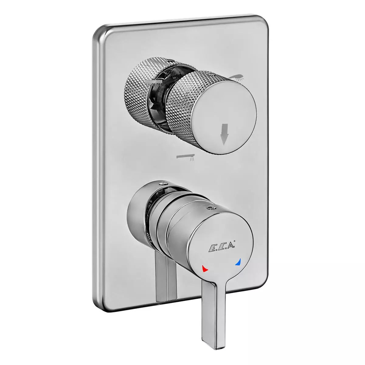 Life Concealed Bath Mixer Exposed Part,3 Ways