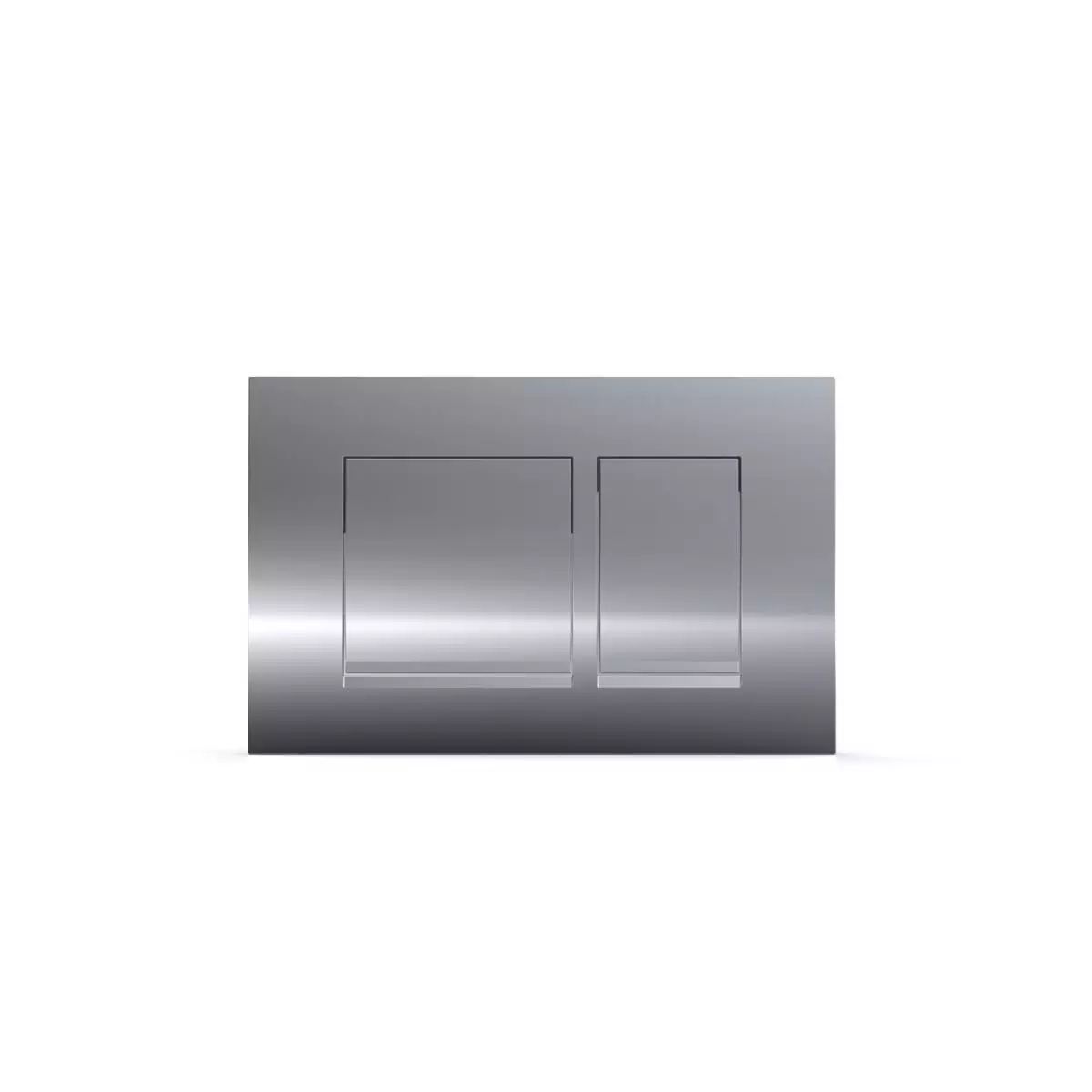 Dikdörtgen Parlak Krom Panel - Metal Kaplama