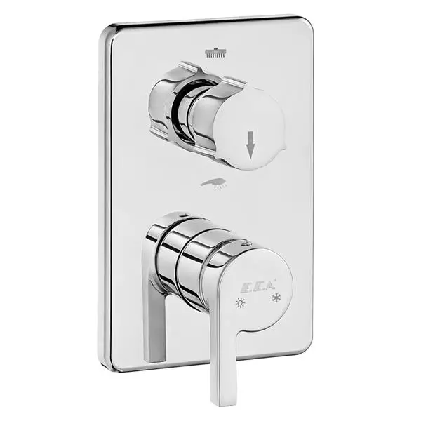 Icon Ankastre Banyo/Duş Bataryası Sıva Üstü Grubu - 2 Yollu