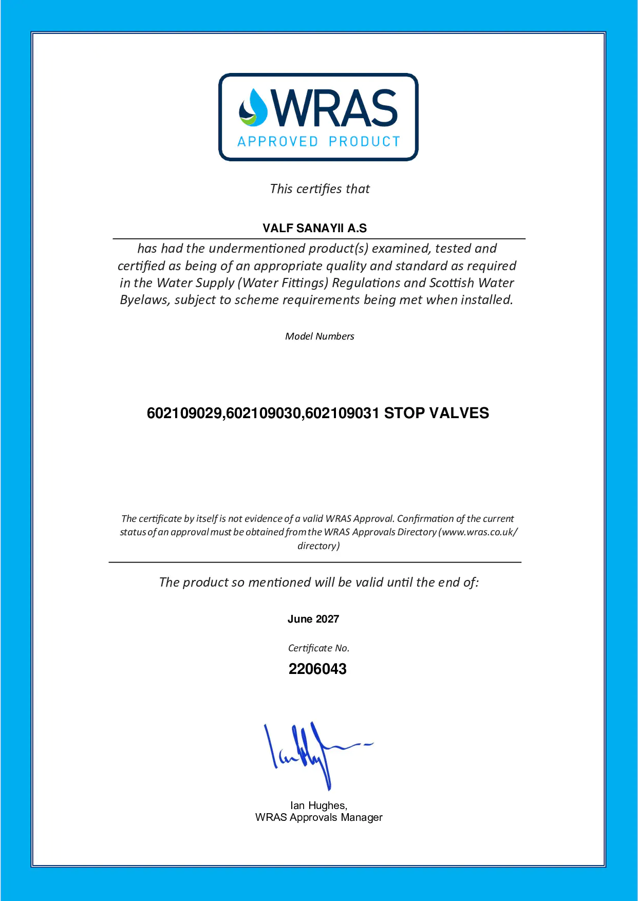 Gömme Rezervuar Ara Musluğu