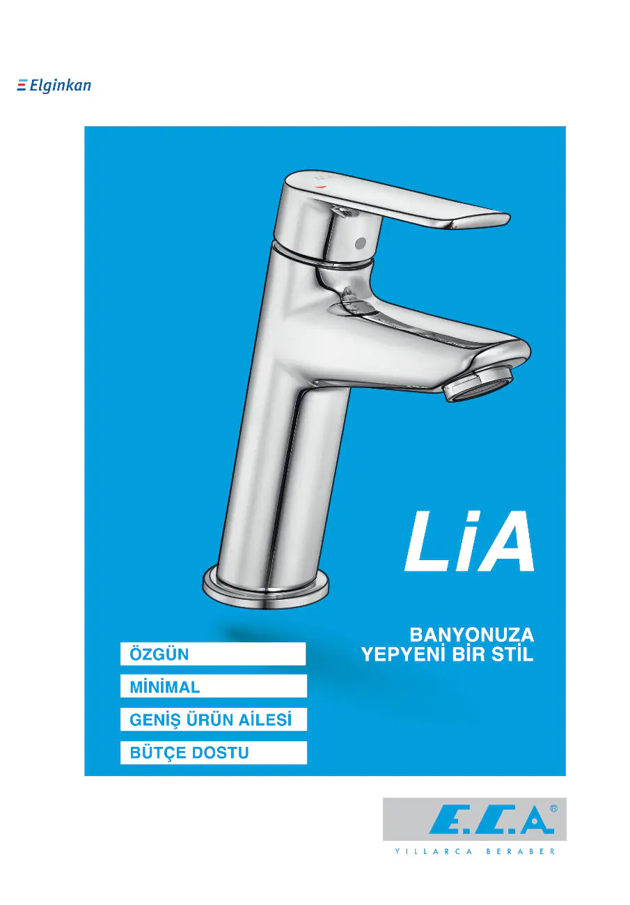 E.C.A. Lia Ailesi ile Banyonuza Yepyeni Bir Stil