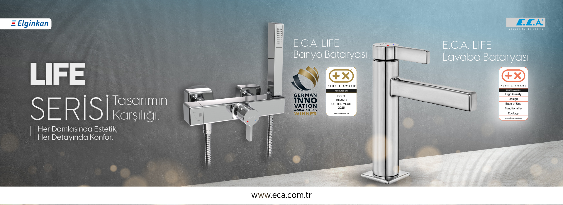 E.C.A. Life: Ödüllü Seri ile Mutfaklarda ve Banyolarda Yeni Bir Dönem
