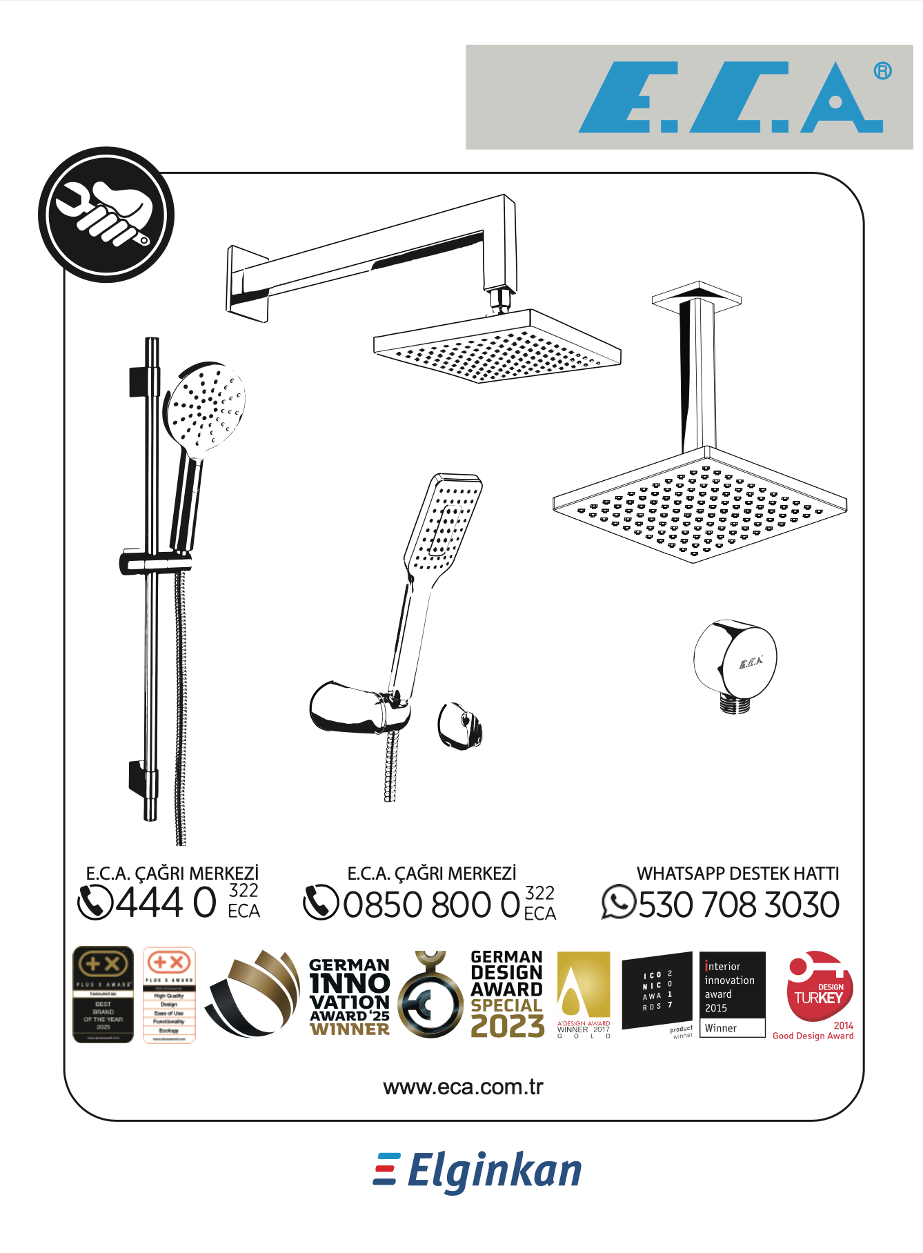 E.C.A. Banyo Üst Takımlar