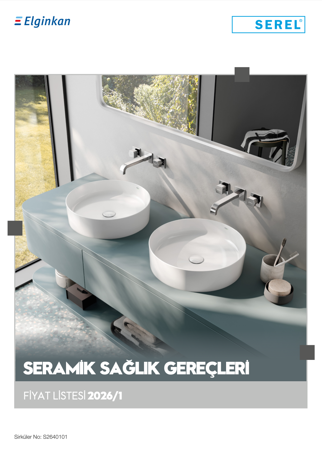 SEREL Seramik Sağlık Gereçleri 2026-1 Fiyat Listesi